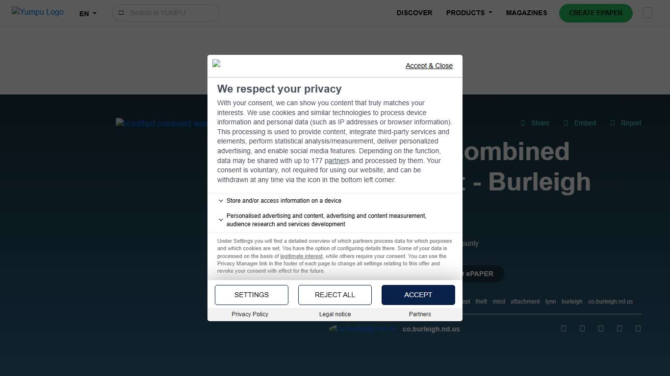 bcsd/bpd combined warrant list - Burleigh County